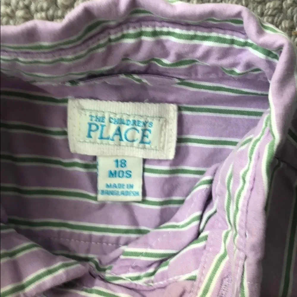 🍭6/$30 Children’s Place dress shirt - 12-18 m